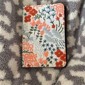 Floral Embroidered Fabric Cover